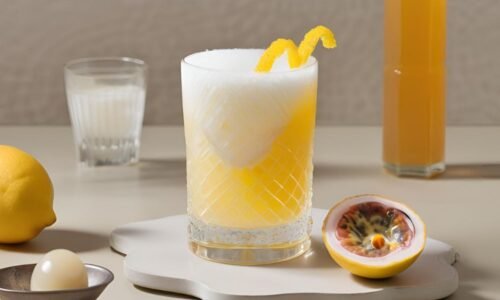 Receta c贸ctel canario sour