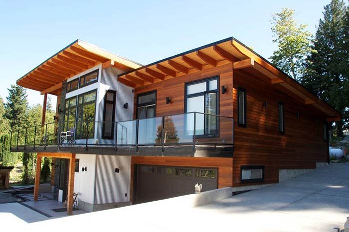 100 m² Modern Ahşap Ev