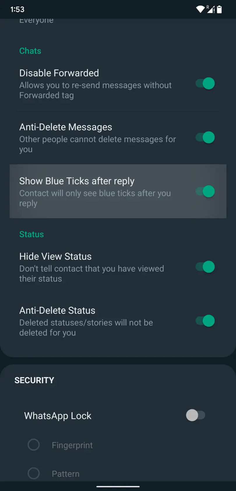 WhatsApp Plus APK S7