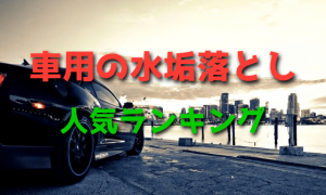 車用の水垢落とし人気ランキング・最新版